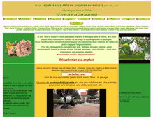 Tablet Screenshot of gaulard-paysages.com